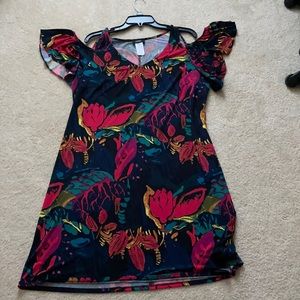 Cold shoulder summer dress